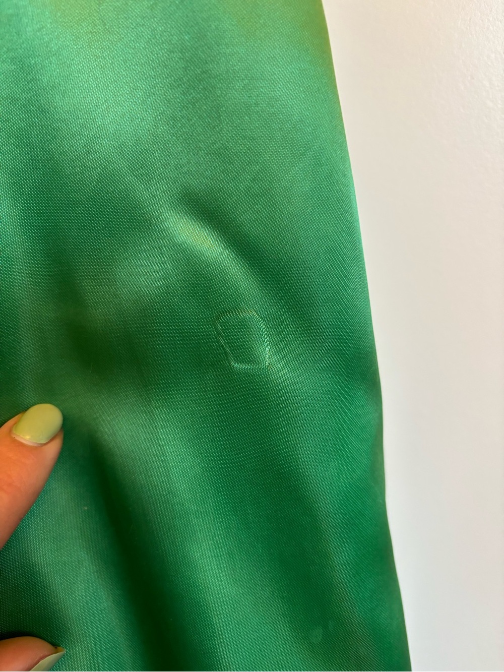 Retro County Fair & Rodeo Green Satin Jacket - Picture 3 of 4